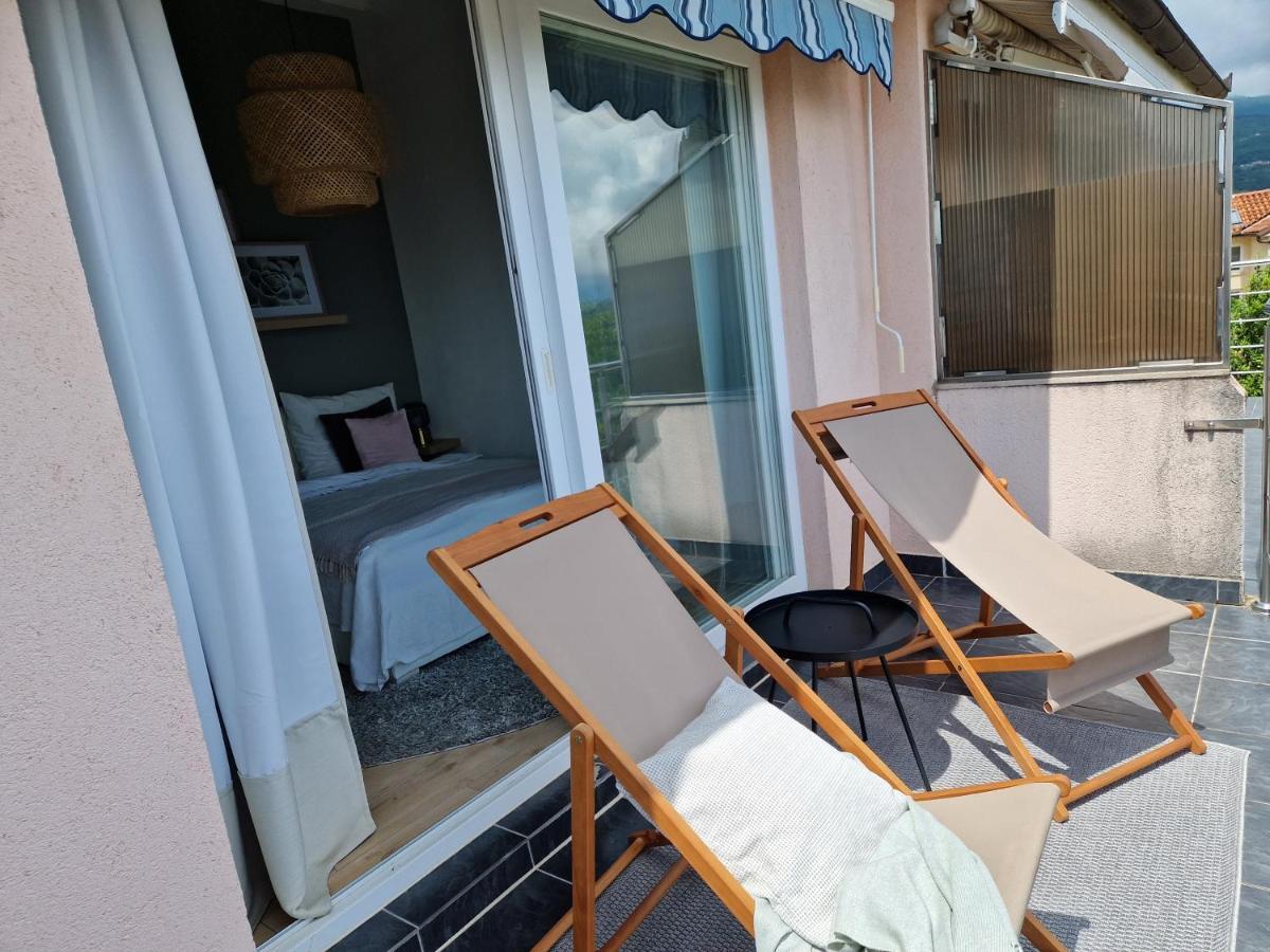 Ferienwohnung Mit 180° Meerblick Dobreć Dış mekan fotoğraf