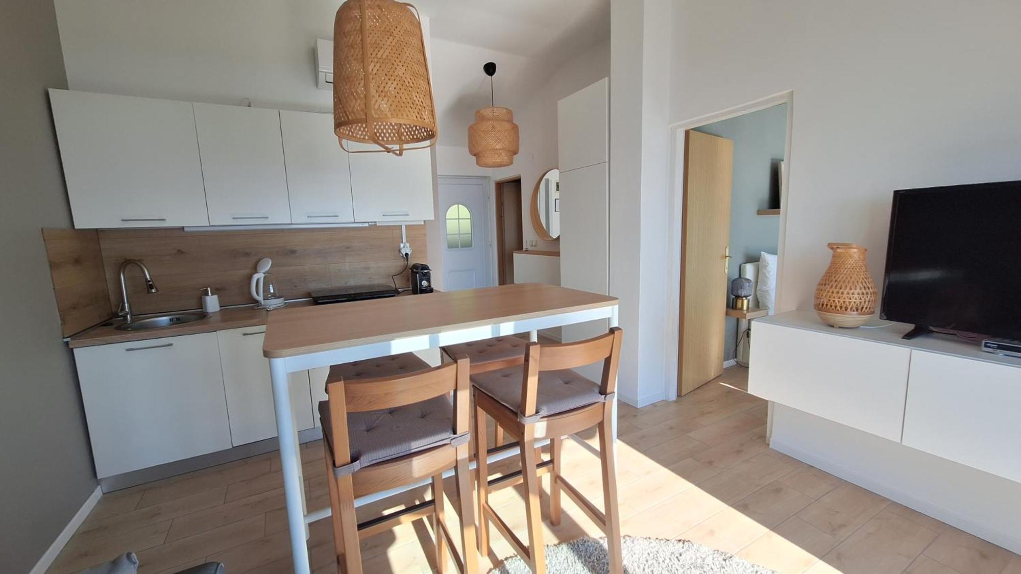 Ferienwohnung Mit 180° Meerblick Dobreć Dış mekan fotoğraf
