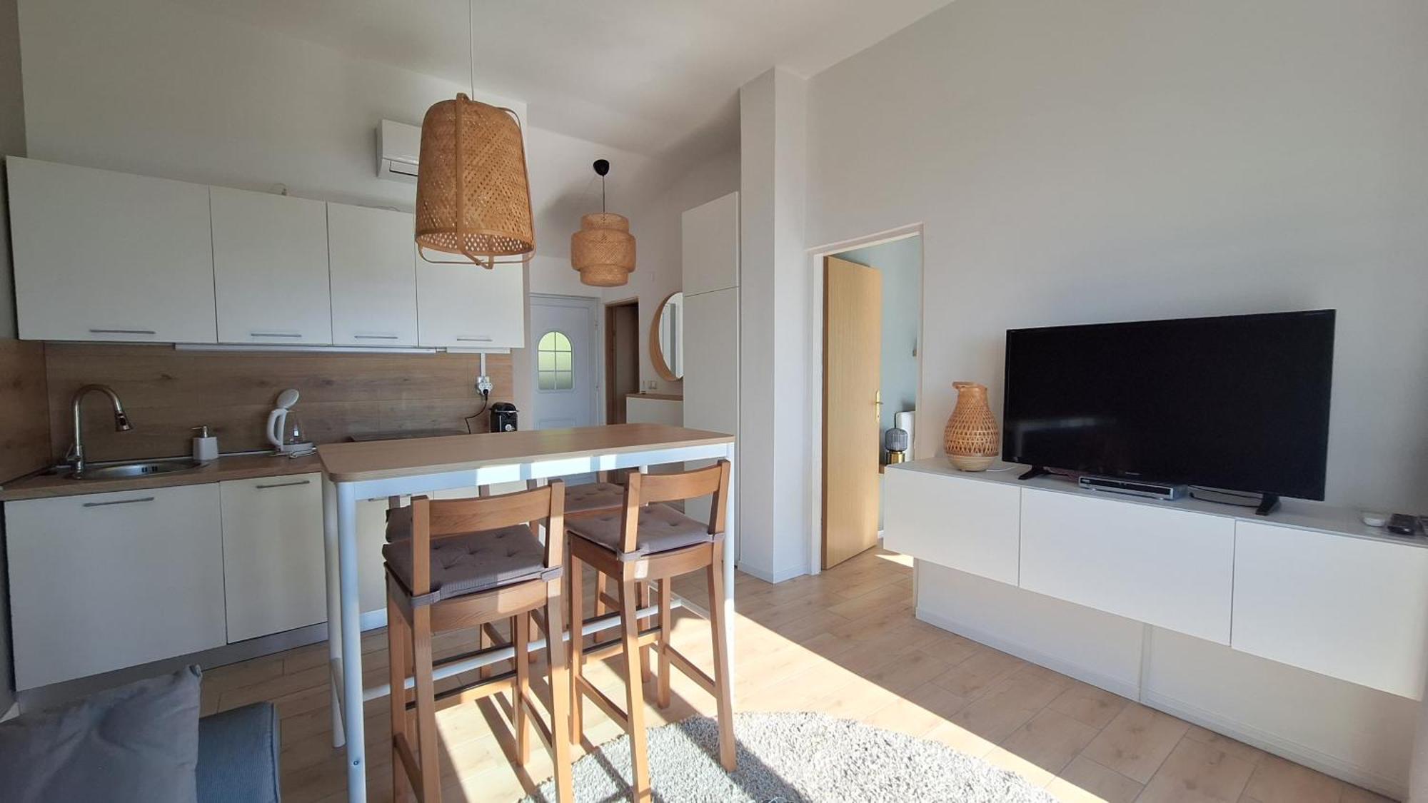 Ferienwohnung Mit 180° Meerblick Dobreć Dış mekan fotoğraf